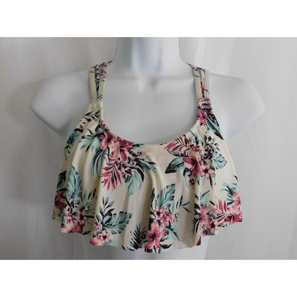 Arizona Swimsuit Swim Top Multi Colored Print Size Small - Picture 1 of 8